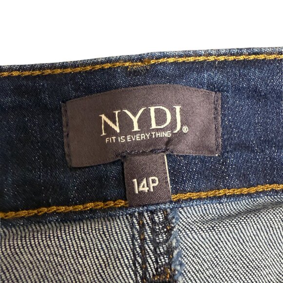 NYDJ Women's NWT Marilyn Straight Jeans liftxtuck in "COOPER" | Size 14P - Picture 10 of 15